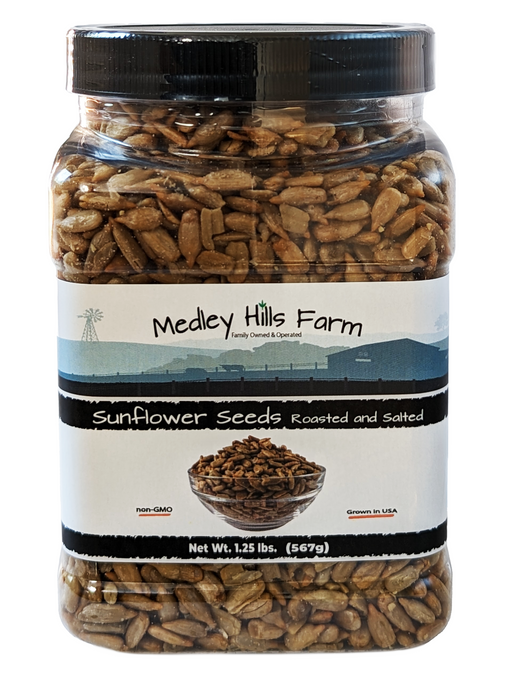Shell Less Flower Seeds Roasted Sunflower Seeds No Shell — Medley Hills Farm